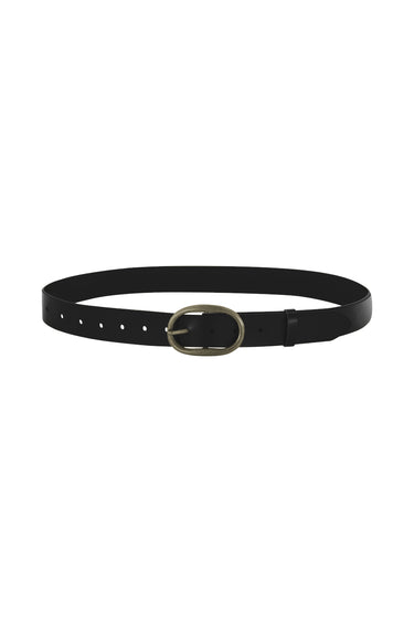 Willow Leather Belt - Black - Belt VERGE