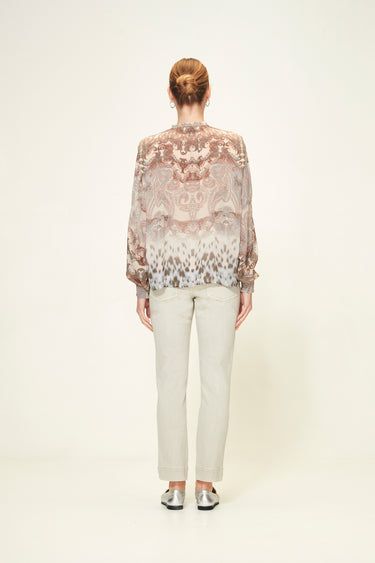 Wix Blouse - Print - Blouse VERGE