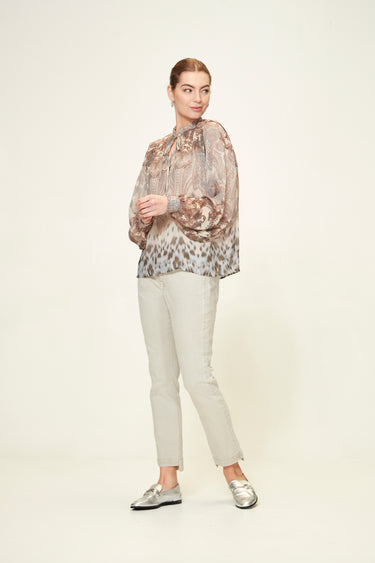 Wix Blouse - Print - Blouse VERGE