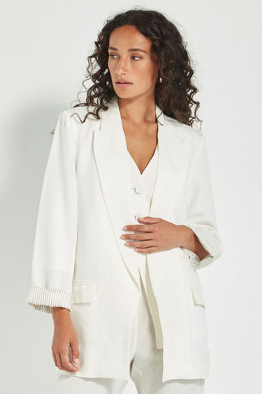 Yara Blazer - White - Jacket VERGE