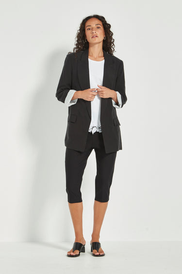 Foxy Capri Pant - Black - Pant VERGE
