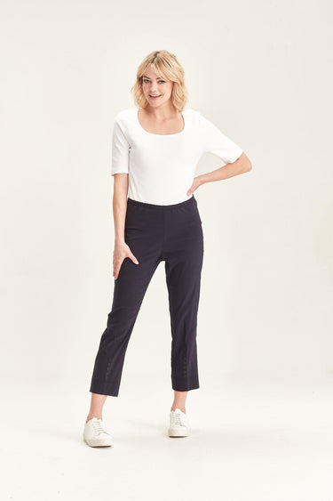 Acrobat Eyelet Pant - French Ink - Pant VERGE