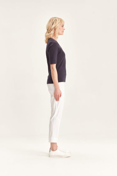 Acrobat Eyelet Pant - White - Pant VERGE