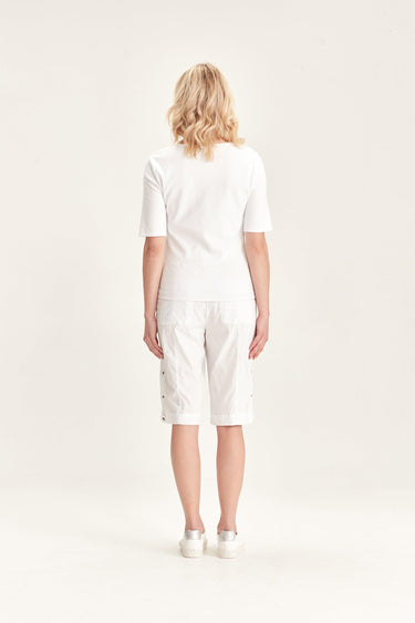 Acrobat Rolled Short - White - Pant VERGE