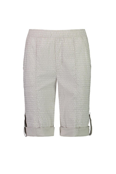 Acrobat Weave Rolled Short - Pumice/White - Short VERGE