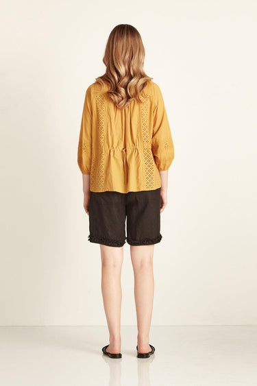 Ruffle Short - Black