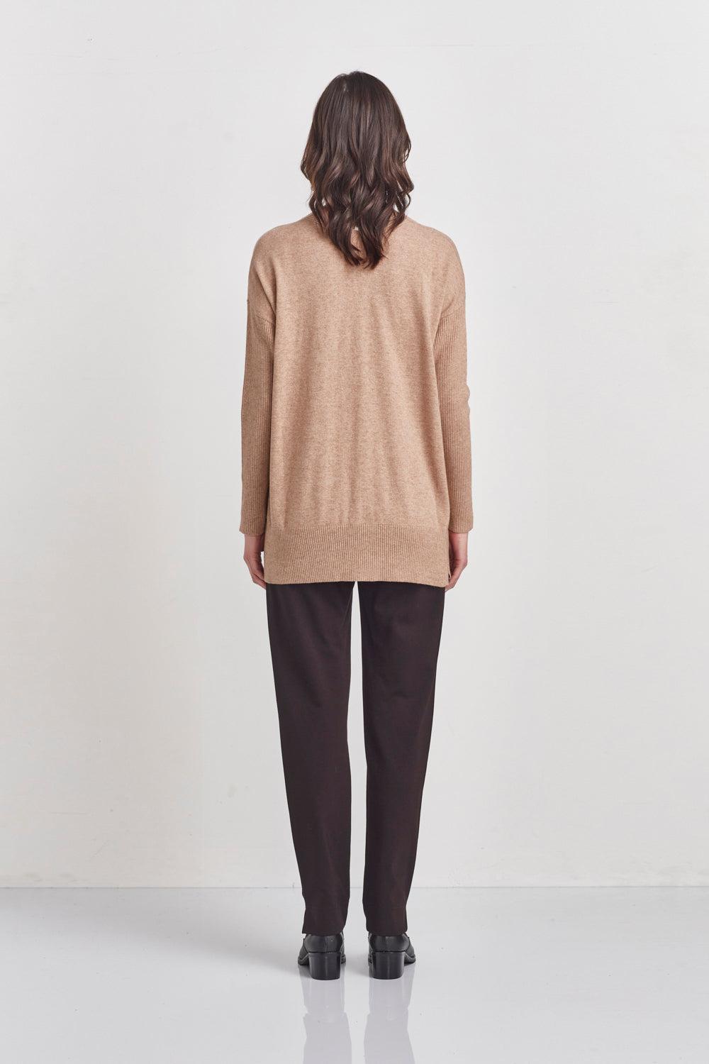 Newbury Sweater - Cappuccino - Sweater VERGE