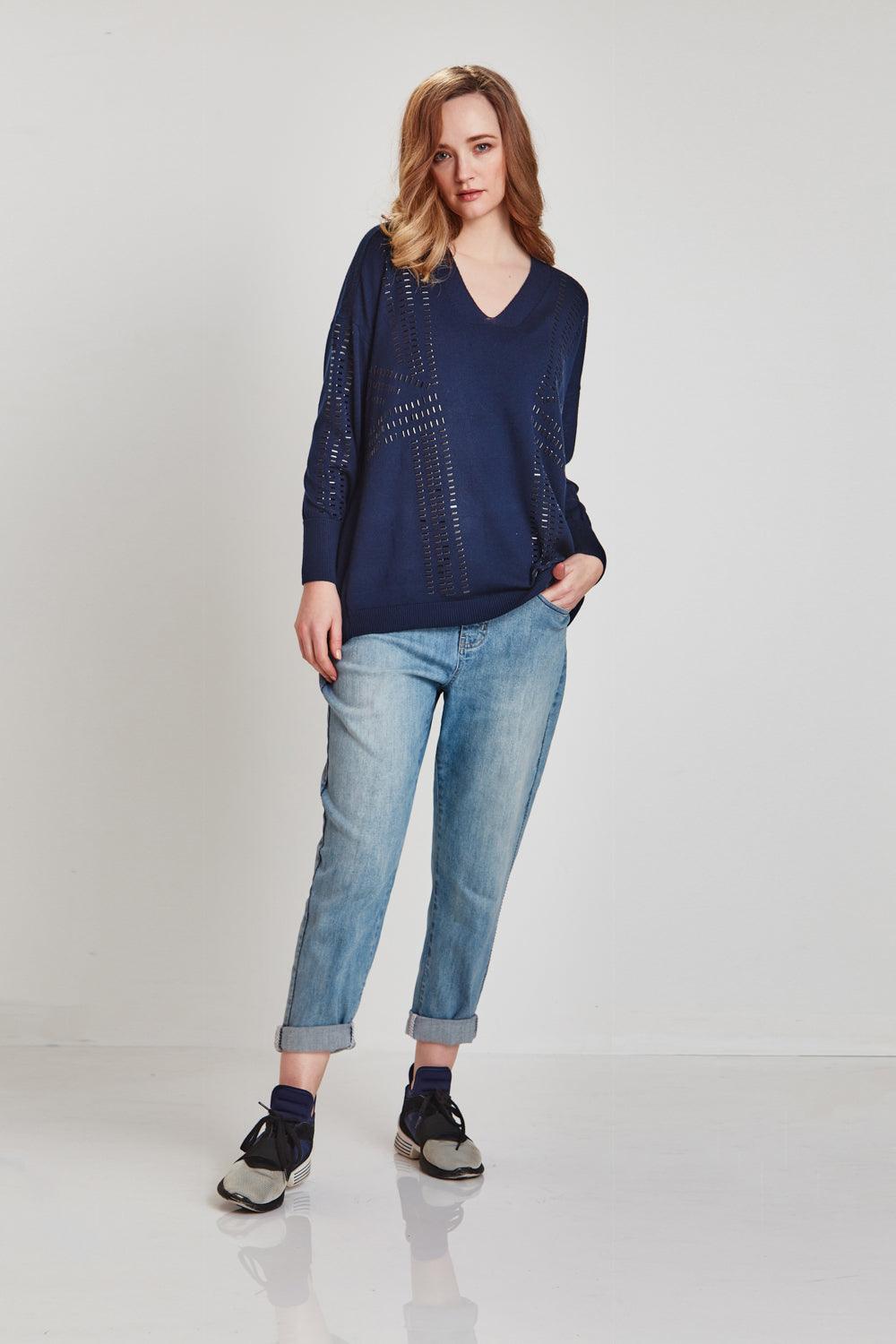 Sundown Sweater - French Ink - Sweater VERGE