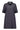 A short-sleeve collared shirt dress by Verge in a dark textured navy fabric, shown against a plain white background.