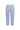 Light periwinkle cargo pants by Verge with side flap pockets and button details, shown against a plain white background.