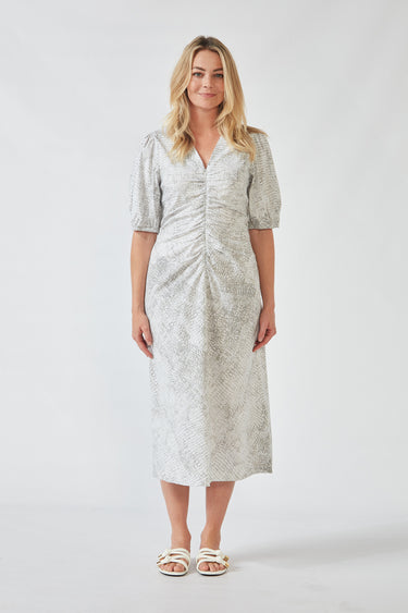 Acrobat Bay Jinx Dress - Pumice Print - Dress VERGE
