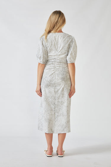 Acrobat Bay Jinx Dress - Pumice Print - Dress VERGE