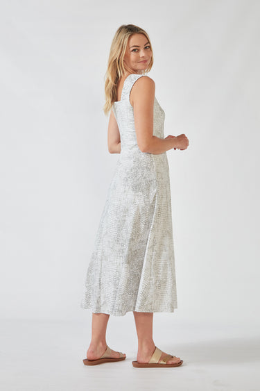 Acrobat Bay Mambo Dress - Pumice Print - Dress VERGE
