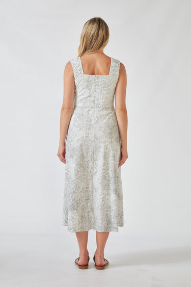 Acrobat Bay Mambo Dress - Pumice Print - Dress VERGE