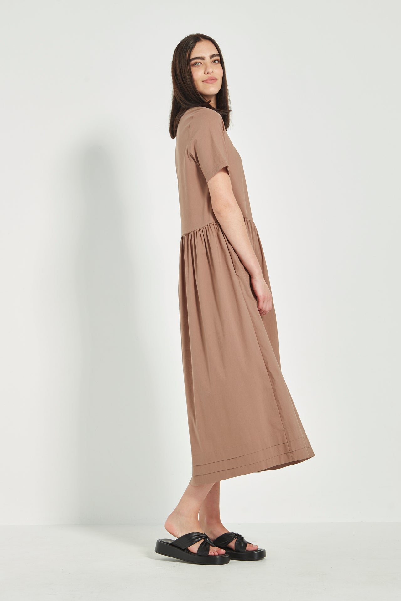 Acrobat Koda Dress - Mocha – VERGE