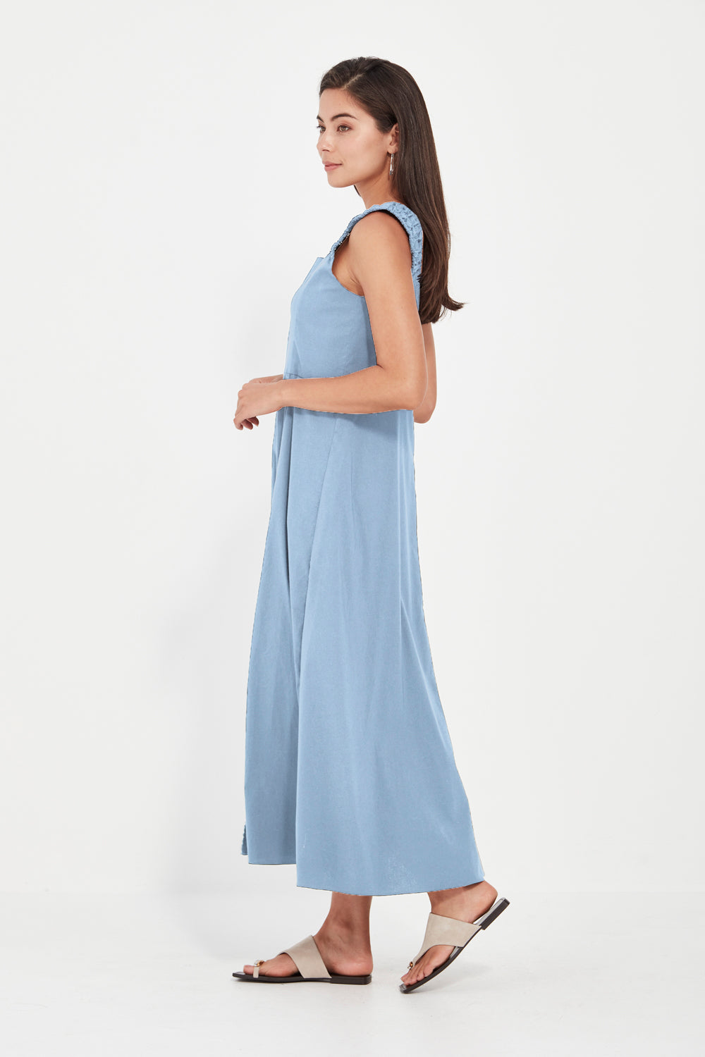 Acrobat Mambo Dress - Chambray – VERGE
