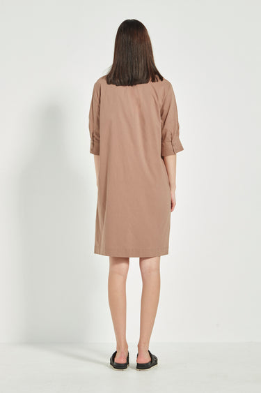 Acrobat Nori Dress - Mocha - Dress VERGE