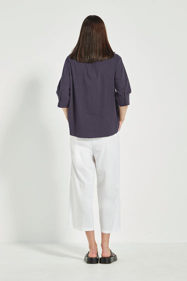 Acrobat Nori Top - Denim Marle - Top VERGE