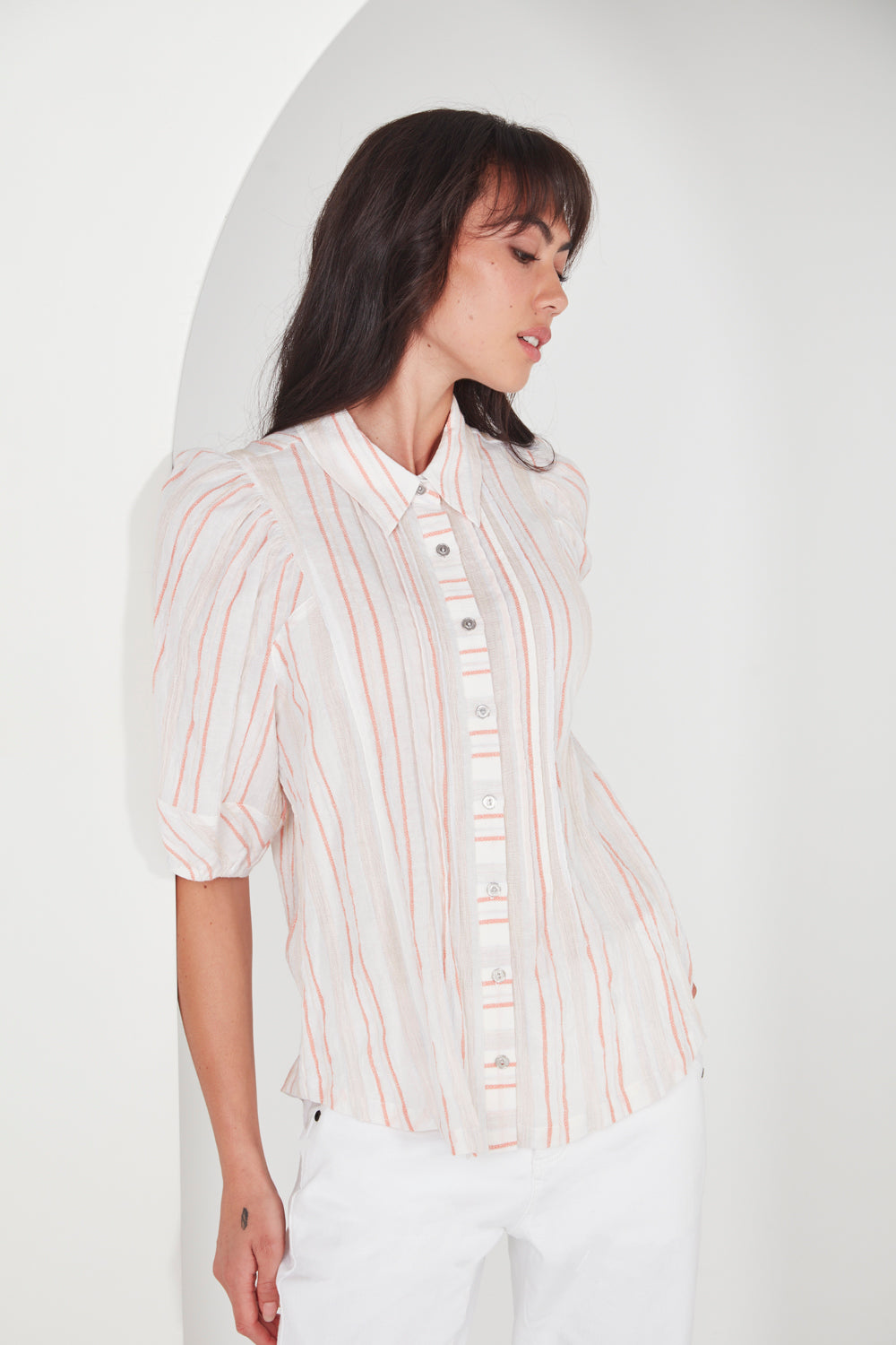 Alena Shirt - Stripe - Shirt VERGE