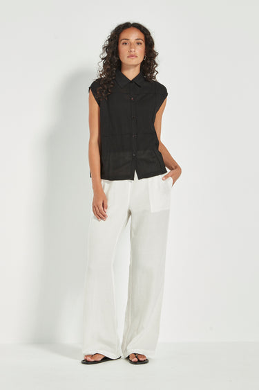 Aubrey Shirt - Black - Blouse VERGE