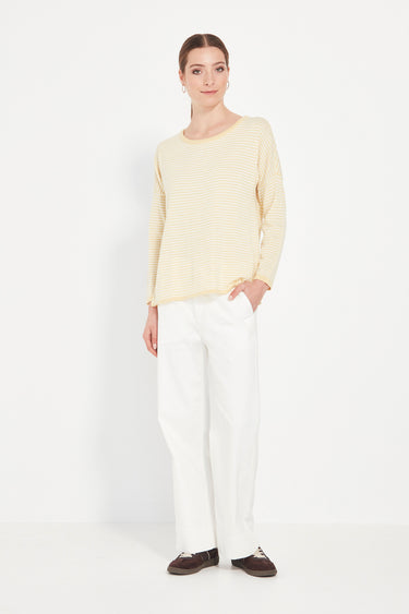 Bonnie Sweater - Lemon Stripe - Sweater VERGE