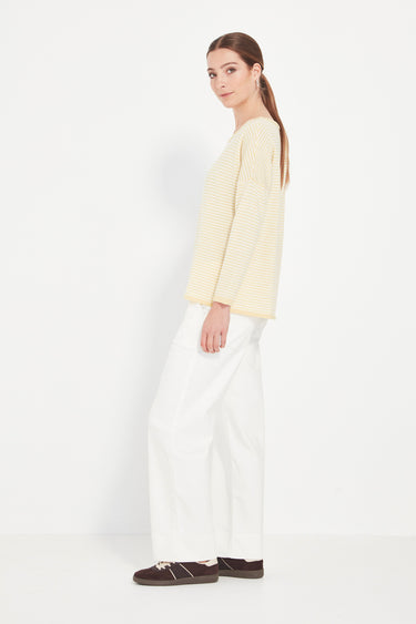 Bonnie Sweater - Lemon Stripe - Sweater VERGE