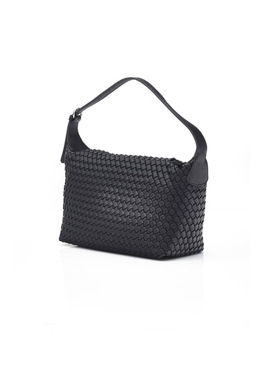 Clara Weave Bag - Black - Bags VERGE