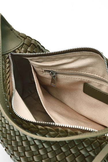 Clara Weave Bag - Military Green - Bags VERGE