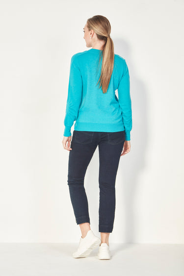 Cole Sweater - Aqua - Sweater VERGE