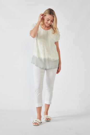 Coya Top - Pumice Print - Top VERGE
