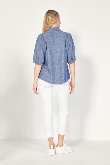 Enrich Blouse - Cobalt - Blouse VERGE