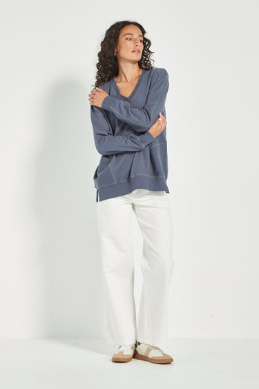 Factor Sweater - Denim - Sweater VERGE