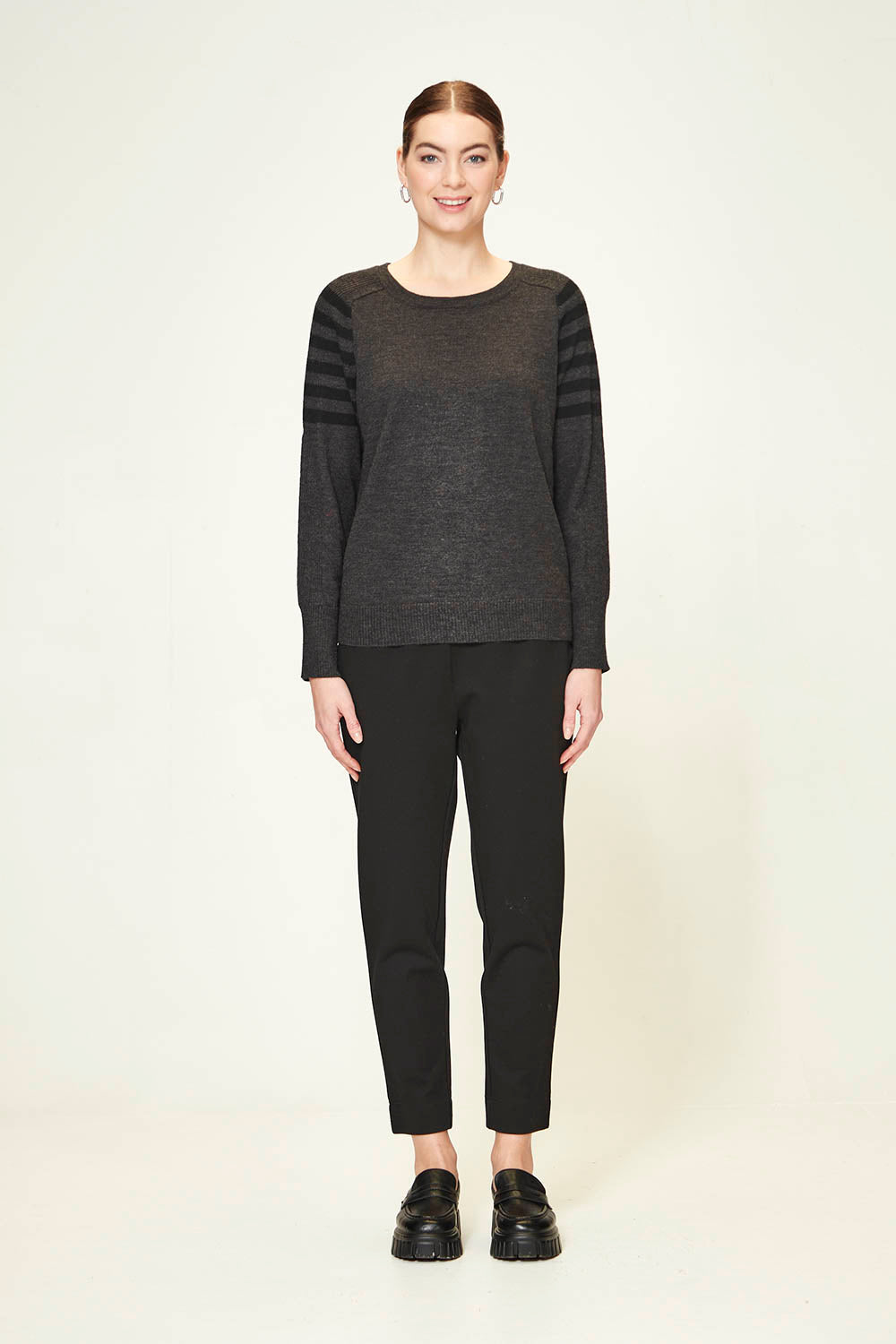 Flynn Sweater - Charcoal Marle