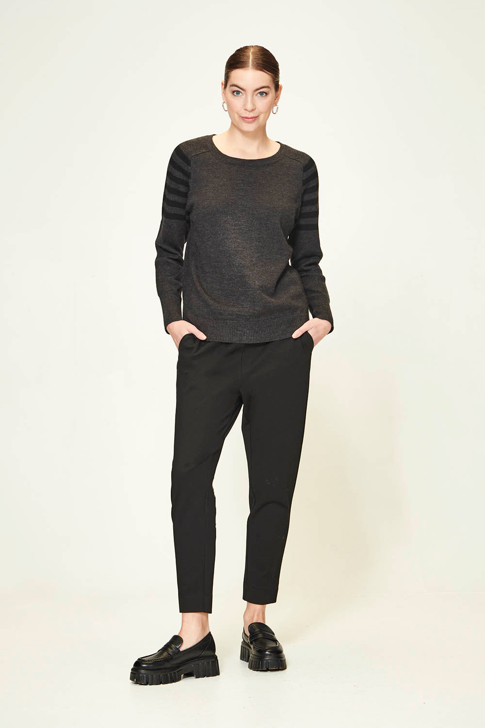 Flynn Sweater - Charcoal Marle