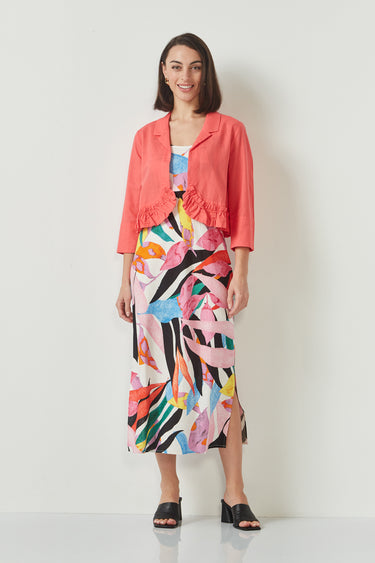 Frill Jacket - Papaya - Jacket VERGE