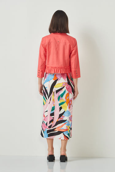 Frill Jacket - Papaya - Jacket VERGE