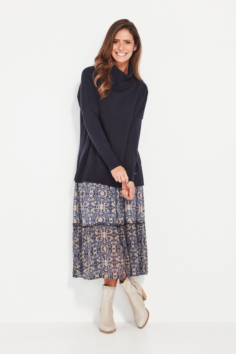Gaby Sweater - Ink Marle – VERGE