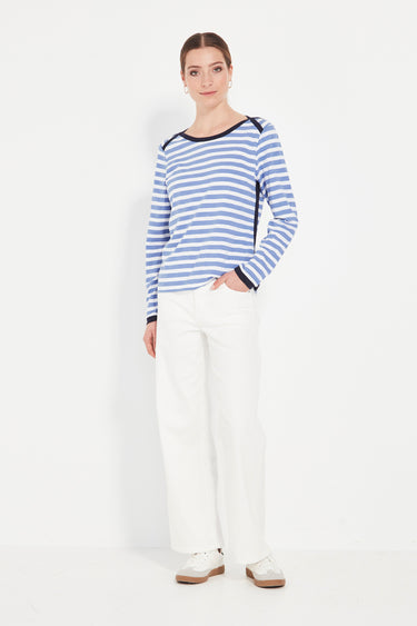 Glow Top - Blue Stripe - Tee VERGE