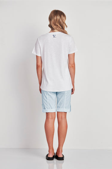 Heart At Sea Top - White - Tee VERGE