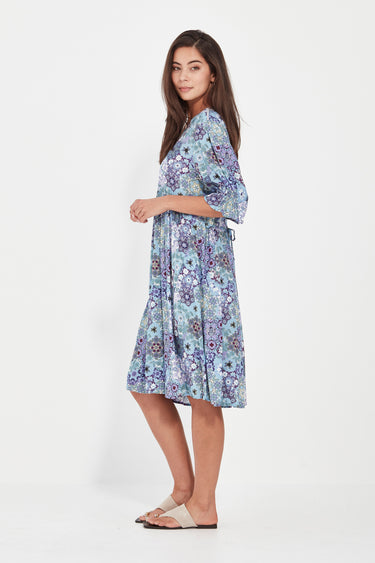 Illusion Dress - Blue - Dress VERGE