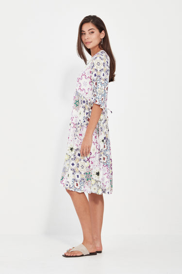 Illusion Dress - White - Dress VERGE