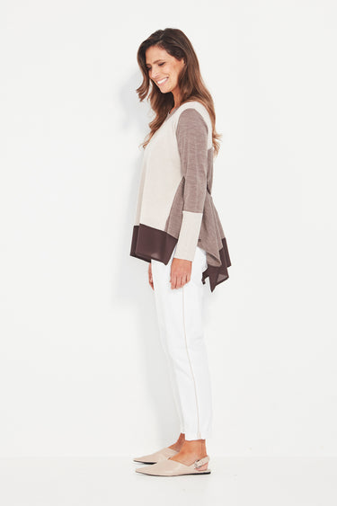 Interact Sweater - Chalk Marle