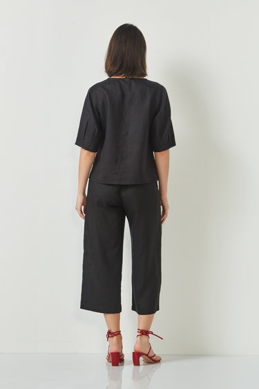 Lindy Top - Black - Top VERGE