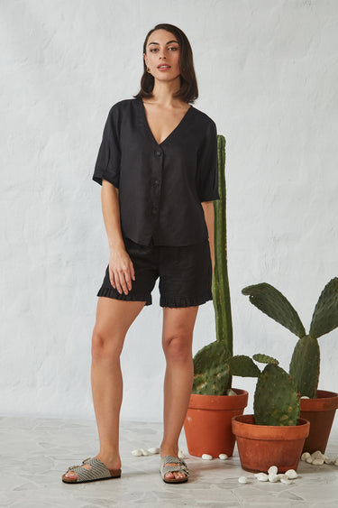 Frill Short - Black - Short VERGE