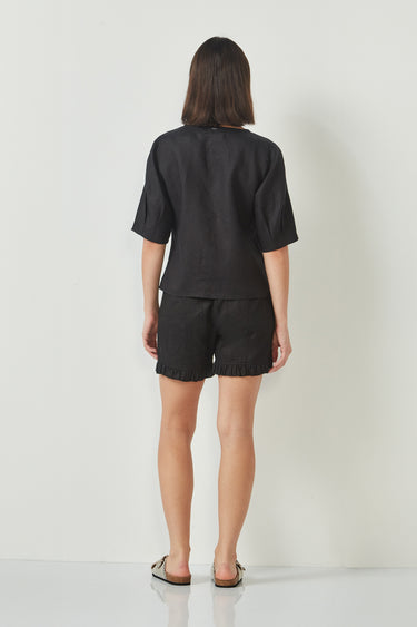 Frill Short - Black - Short VERGE