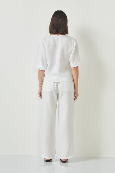 Lindy Top - White - Top VERGE