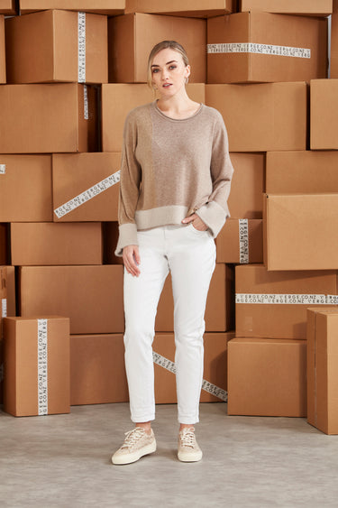 Loom Sweater - Latte - Sweater VERGE