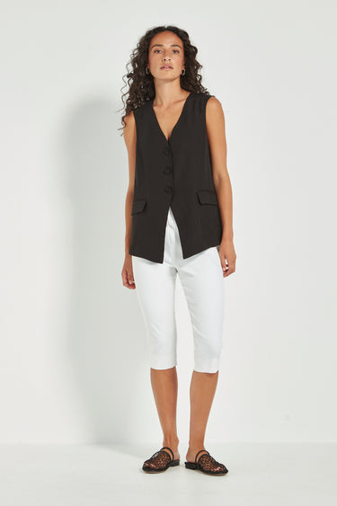 Loretta Vest - Black - Vest VERGE