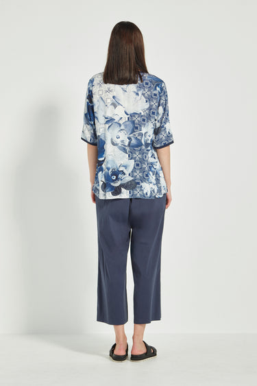 Macy Top - Blue Print - Top VERGE