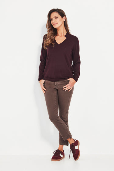 Manhattan Sweater - Black Cherry - Sweater VERGE